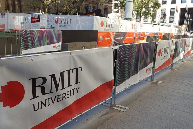 RMIT University Banner Mesh