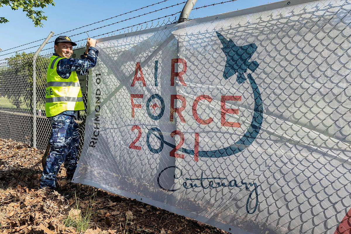 Air Force 2021 Mesh Cloth Banners Awesome Design