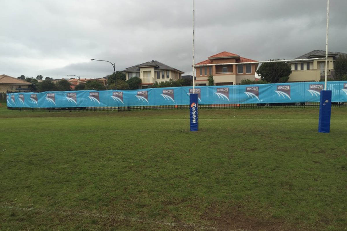 Mincove Printed PVC Mesh Football Oval