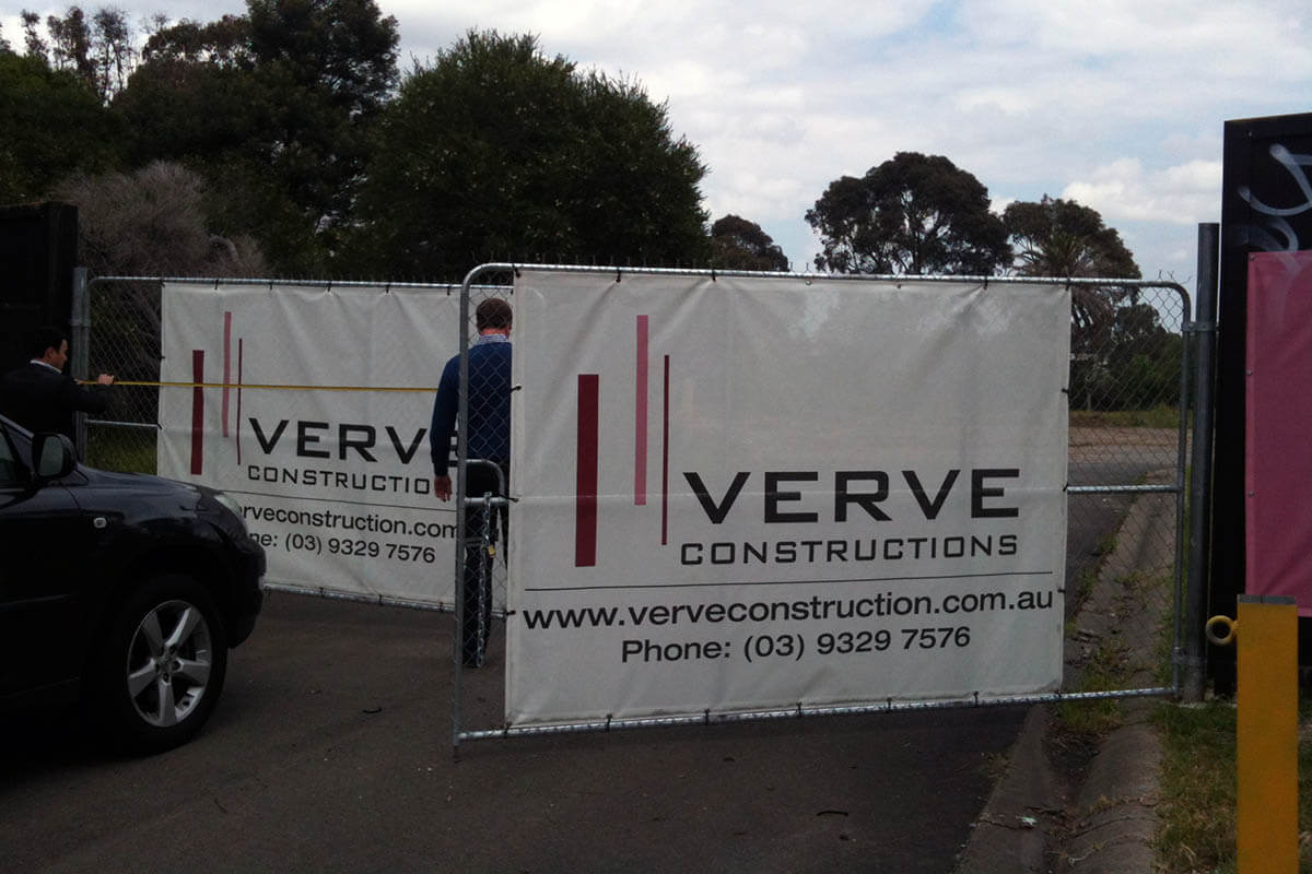 Verve Constructions Mesh Cloth Banners